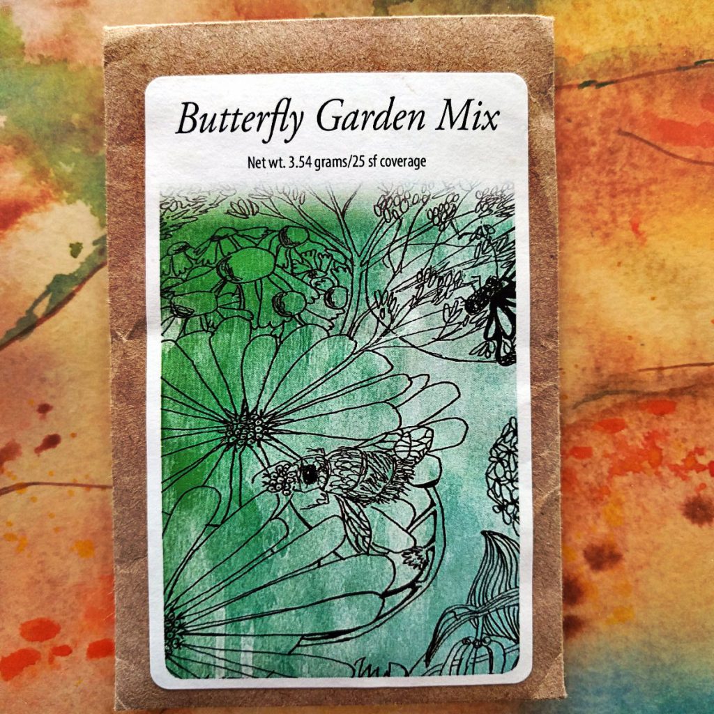 BUTTERFLY GARDEN MIX SAMPLE PACKET Michigan Wildflower Farm